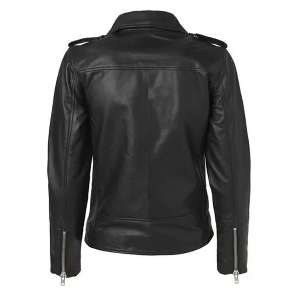 women-black-leather-motorcycle-jacket-detail